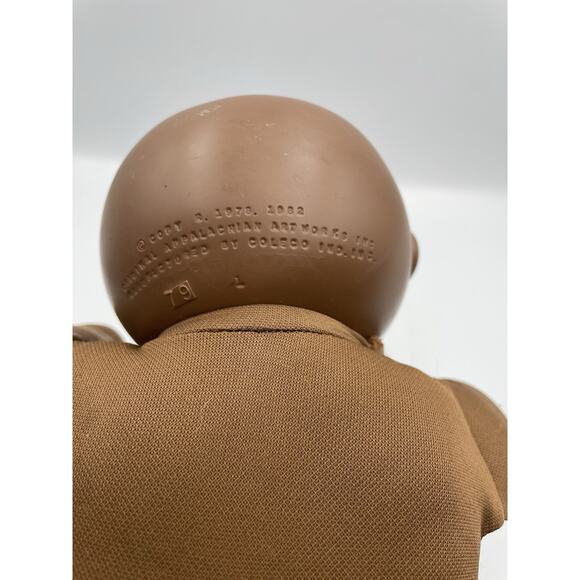 Cabbage Patch Kids Baby Vintage 1978 1982 Black African American Bald 14” - Picture 10 of 13